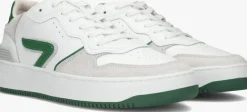 witte hub lage sneakers smash heren