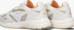 witte hub lage sneakers shift