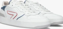 witte hub lage sneakers smash heren