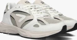witte hub lage sneakers shift