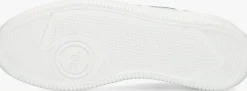 witte hub lage sneakers smash