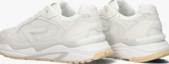witte hub lage sneakers slam-m