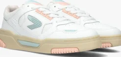 witte hub lage sneakers thrill