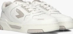 witte hub lage sneakers thrill