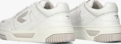 witte hub lage sneakers thrill