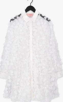 witte hunkon mini jurk kassandra layer dress