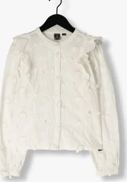 witte indian blue jeans blouses flower ruffle shirt longsleeve