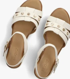 witte inuovo sandalen met hak 123124