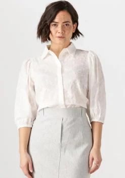 witte jansen amsterdam blouses ouma blouse wfe 722 3/4 puffed sleeve