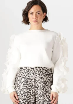 witte jansen amsterdam top kallie trui ss 196 long sleeve ruffle
