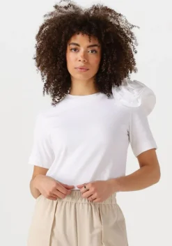 witte jansen amsterdam t-shirt roxy t-shirt co 105 short slv flower detail