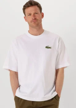 witte lacoste t-shirt cotton t-shirt