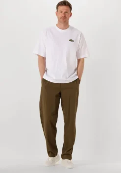 witte lacoste t-shirt cotton t-shirt