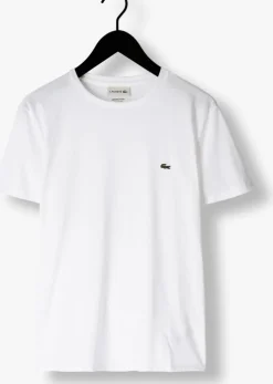 witte lacoste t-shirt 1ht1 mens tee-shirt 12
