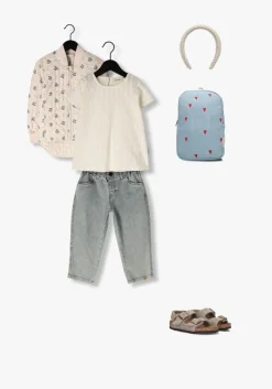 witte lil' atelier blouses nmfjazelle ss loose shirt lil