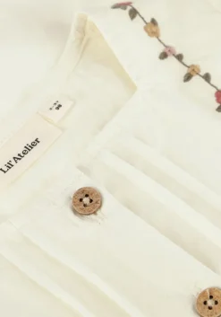 witte lil' atelier blouses nmfjolene ss loose shirt lil