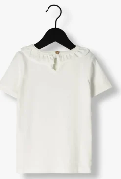 witte lil' atelier t-shirt nmflalo tan ss slim top lil