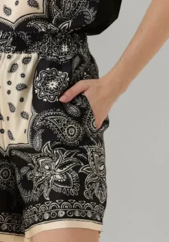 witte liu jo broeken printed twill pants