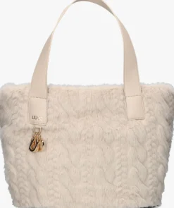 witte liu jo schoudertas verry shopping bag