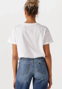 witte liu jo t-shirt ecs t-shirt moda m/c