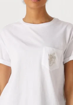 witte liu jo t-shirt ecs t-shirt moda m/c
