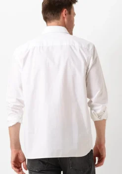 witte lyle & scott casual overhemd long sleeve poplin