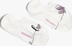 witte marcmarcs sokken lyss 2-pack
