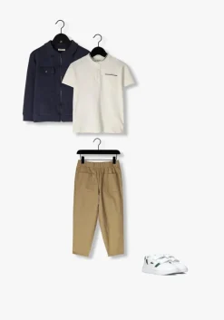 witte mayoral polo mao neck