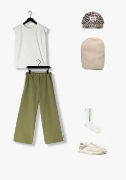 witte melton sokken vertical stripes socks