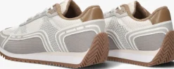 witte michael kors lage sneakers byrdie trainer