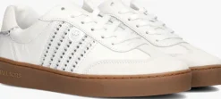 witte michael kors lage sneakers scotty lace up