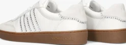 witte michael kors lage sneakers scotty lace up