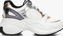 witte michael kors lage sneakers zuma trainer