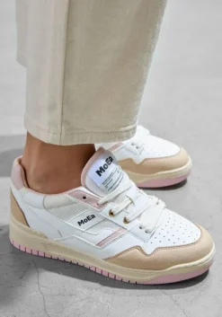 witte moea sneakers moea-basgn