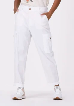witte mos mosh cargobroeken madleane paper cargo pant