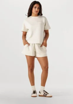 witte msch copenhagen korte broek mschharissa ima q pocket sweat shorts