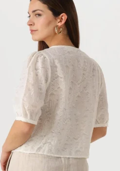 witte msch copenhagen top mschasteria 2 4 shirt