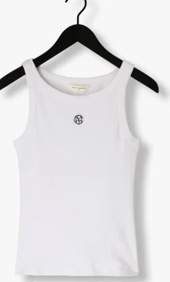 witte msch copenhagen t-shirt mschgubbe rasmia icon sl top