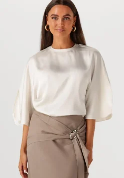 witte neo noir blouses liora heavy sateen blouse