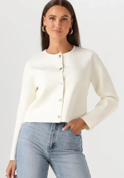 witte neo noir vest limi smooth knit cardigan