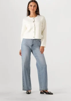 witte neo noir vest limi smooth knit cardigan