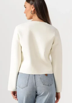 witte neo noir vest limi smooth knit cardigan