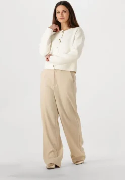 witte neo noir vest limi smooth knit cardigan