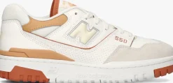 witte new balance lage sneakers bbw550