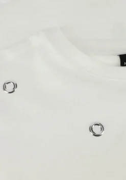 witte nik & nik t-shirt eyelet t-shirt