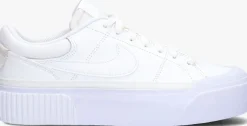 witte nike lage sneakers wmns court legacy lift