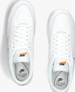 witte nike lage sneakers court vintage