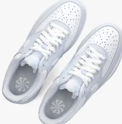 witte nike lage sneakers court vision low wmns