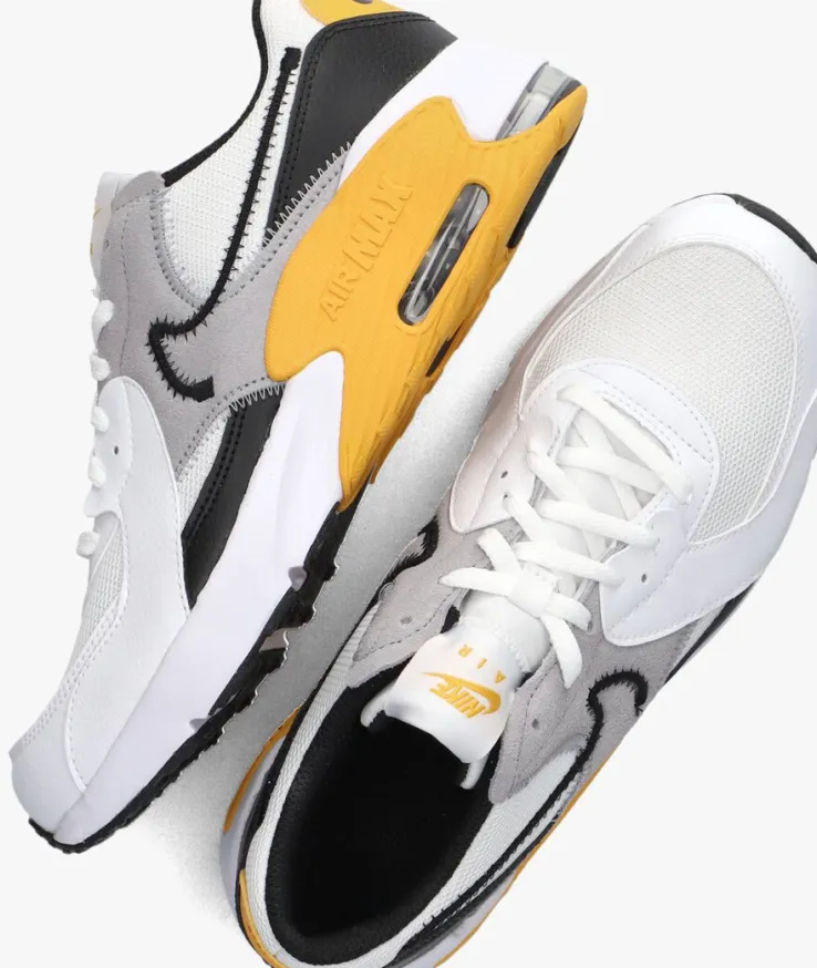 witte nike lage sneakers nike air max excee