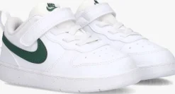 witte nike lage sneakers court borough low recraft (td)